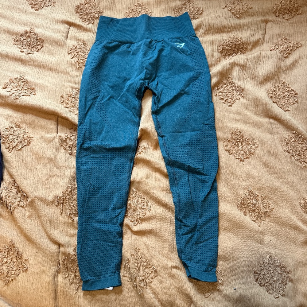 Gymshark green leggings Size M